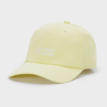 Cayler & Sons Black Label What You Heard Curved Cap yellow 22 Euro