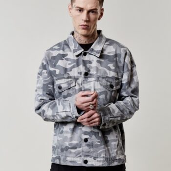 Cayler & Sons Denim Trucker Jacket grey 80 Euro