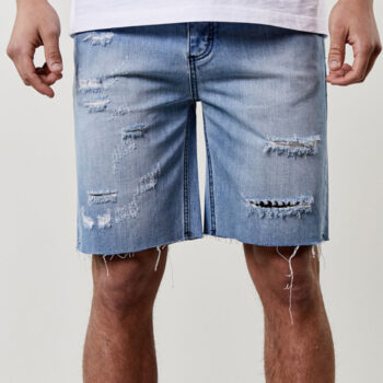 Mass DNM Raw Edge Denim blue Shorts 40 Euro