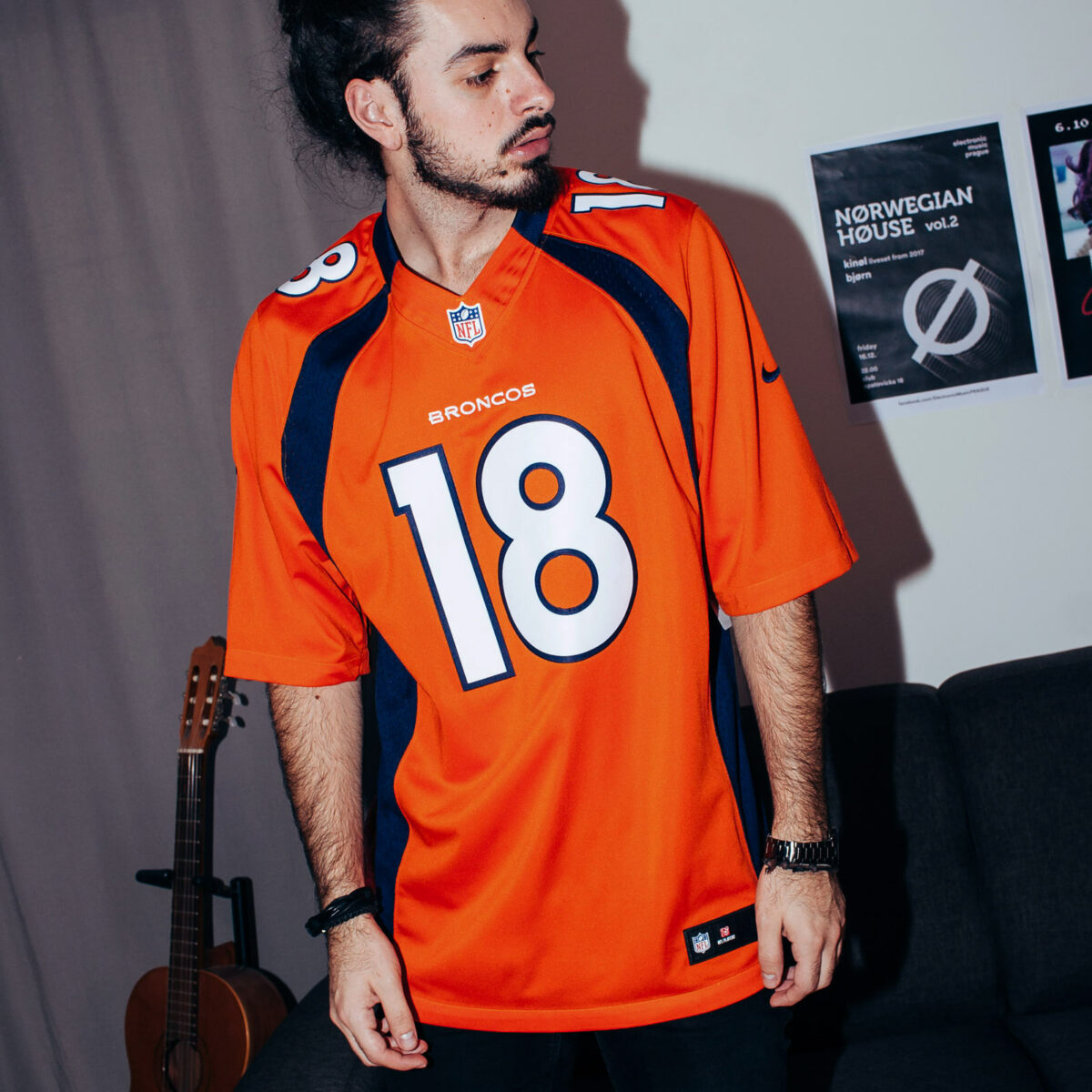 Nike NFL Denver Broncos 18 Peyton Manning Jersey 100 Euro