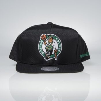Snapback Mitchell and Ness Boston Celtics Black Ripstop Honeycomb 27 Euro