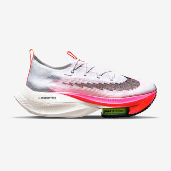Nike W Air Zoom Alphafly NEXT% Flyknit White Pink 'Rawdacious' 269 Euro